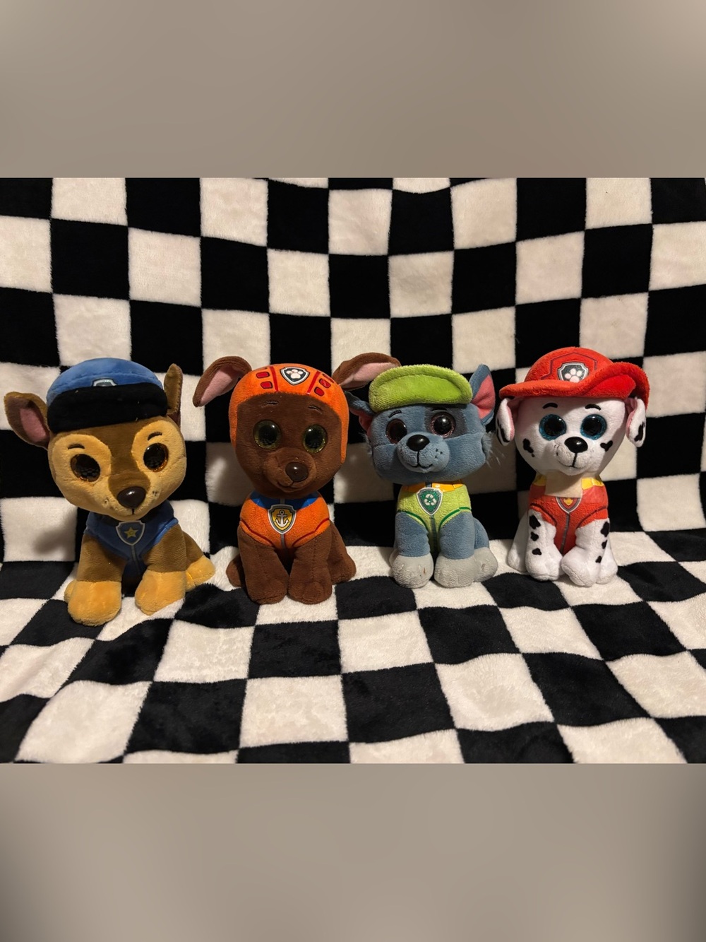 Ty beanie boo paw patrol plushies